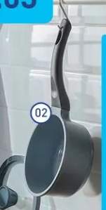 Garnek 18 cm/Rondel z aluminium 16 cm