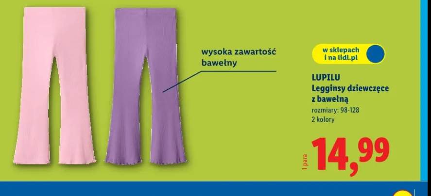 legginsy dziewczęce