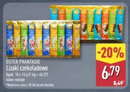 Lizaki czekoladowe różne rodzaje