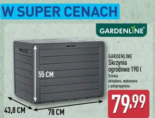 Skrzynia ogrodowa 190 l