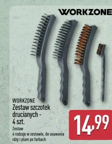 Zestaw szczotek drucianých - 4 szt.