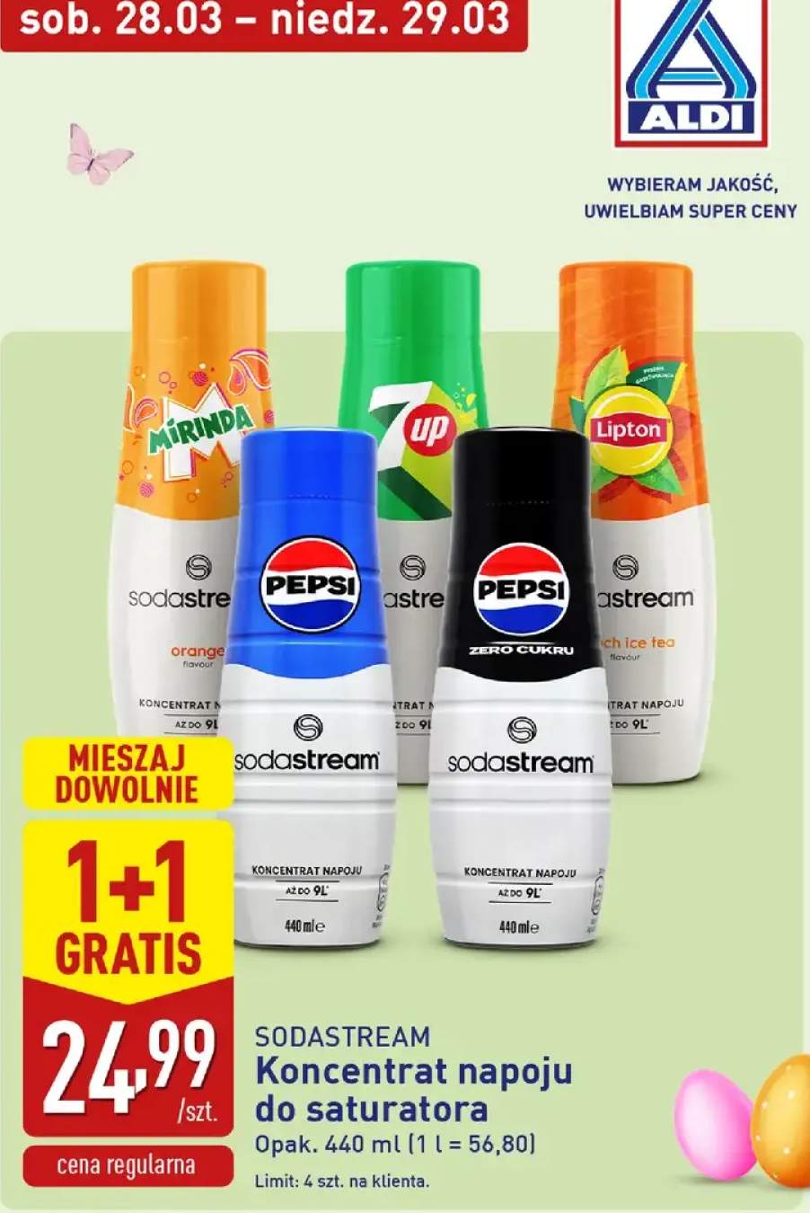 Koncentrat napoju do saturatora Lipton Ice Tea 1+1 GRATIS