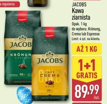 Kawa ziarnista Krönung, Crema lub Espresso