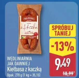 Kiełbasa z kaczką