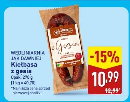 Kiełbasa z gęsią