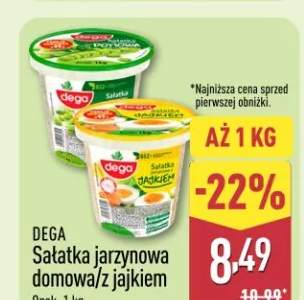 Sałatka jarzynowa domowa/z jajkiem