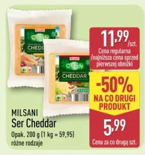 Ser Cheddar różne rodzaje