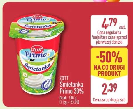Śmietanka Primo 30%