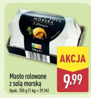 Masło rołowane z solą morską