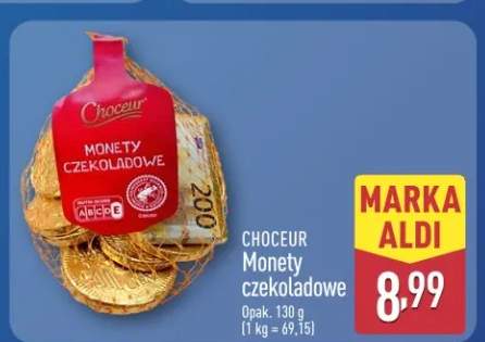 Monety czekoladowe