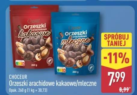 Orzeszki arachidowe kakaowe/mleczne