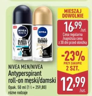 Antyperspirant roll-on męski/damski różne rodzaje