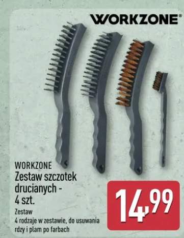 Zestaw szczotek drucianch - 4 szt.