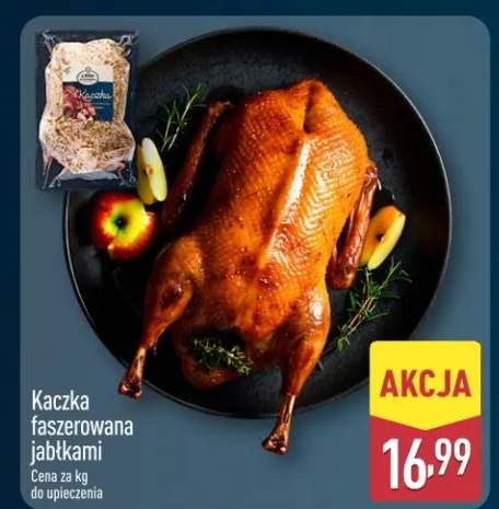 Kaczka faszerowana jabłkami