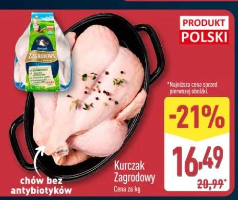 Kurczak zagrodowy chów bez antybiotyków