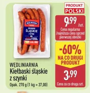 Kiełbaski śląskie z szynki