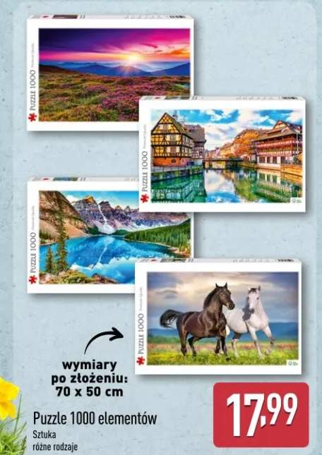 Puzzle 1000 elementów