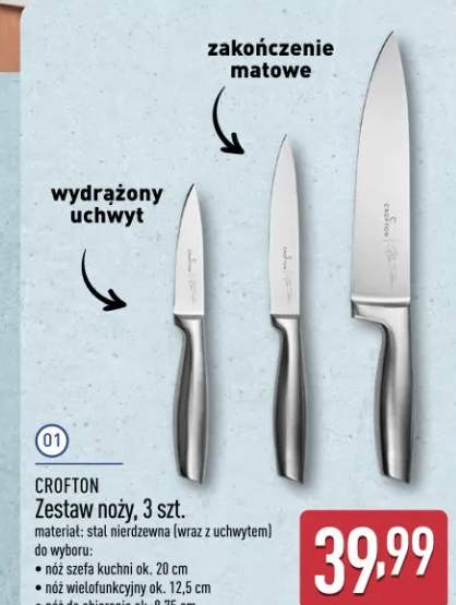 Zestaw noży, 3 szt.