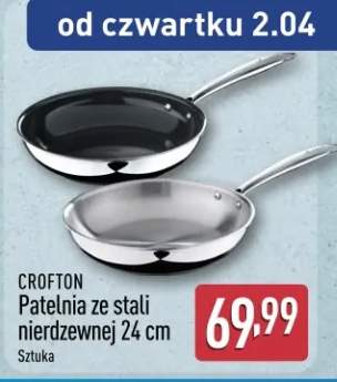 Patelnia ze stali nierdzewnej 24 cm