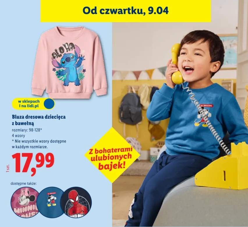 bluza dresowa dziecięca
