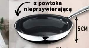 Patelnia ze stali nierdzewnej 28cm