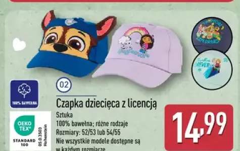 Czapka dziecięca z licencją