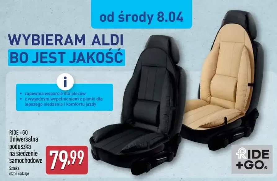 Uniwersalna poduszka na siedzenie samochodowe