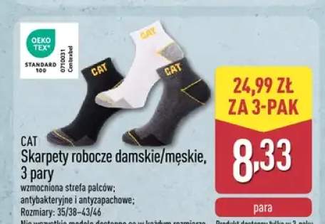 Skarpety robocze damskie/męskie, 3 pary