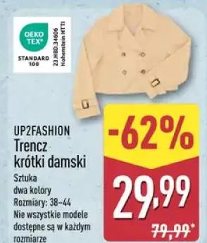 Trencz krótki damski