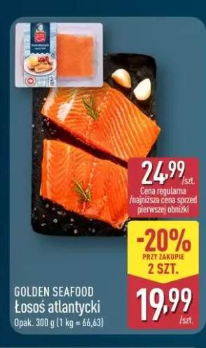 Łosoś atlantycki opak. 300 g (1 kg = 66,63)