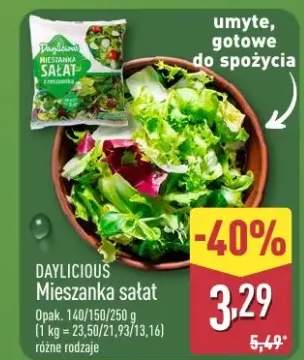 Mieszanka sałat opak. 140/150/250 g (1 kg = 23,50/21,93/13,16) różne rodzaje