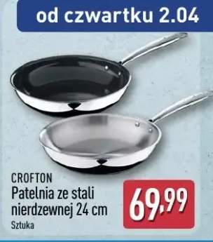 Patelnia ze stali nierdzewnej 24 cm