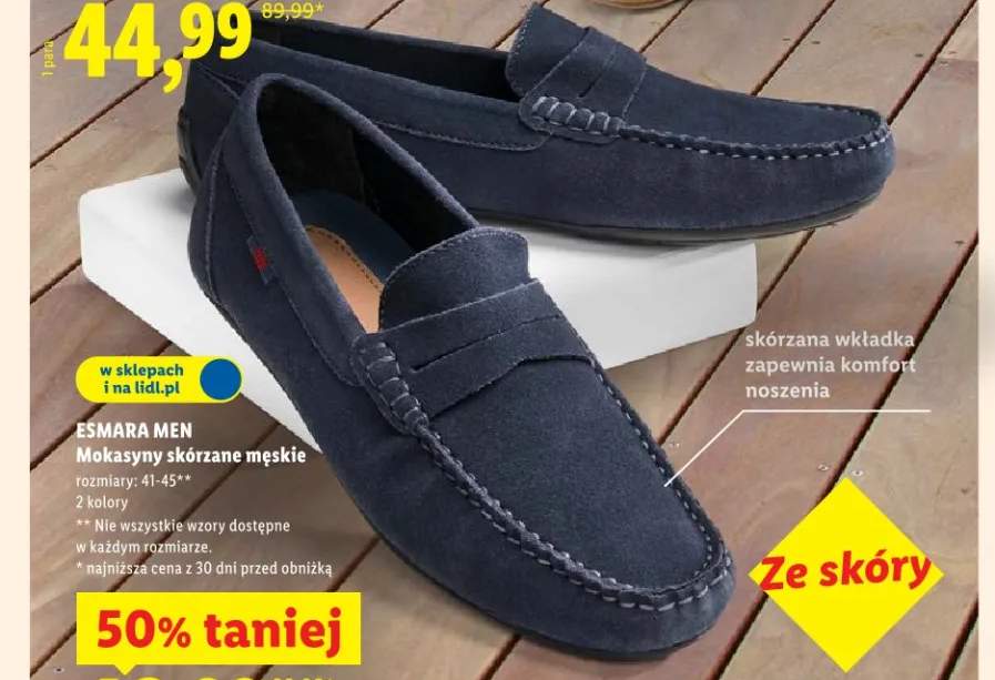 mokasyny męskie