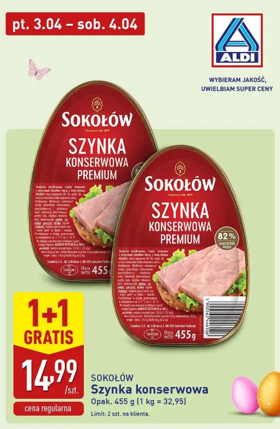 Szynka konserwowa premium