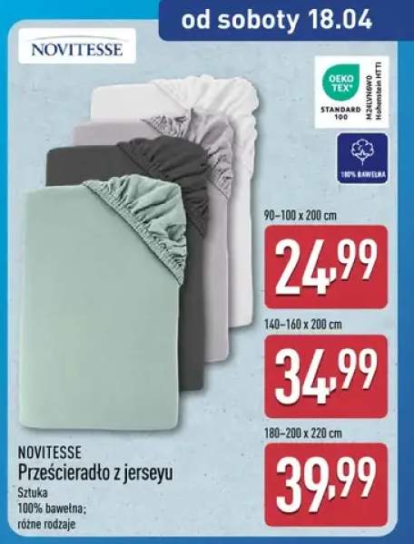 Prześcieradło z jerseyu 140-160 x 200 cm