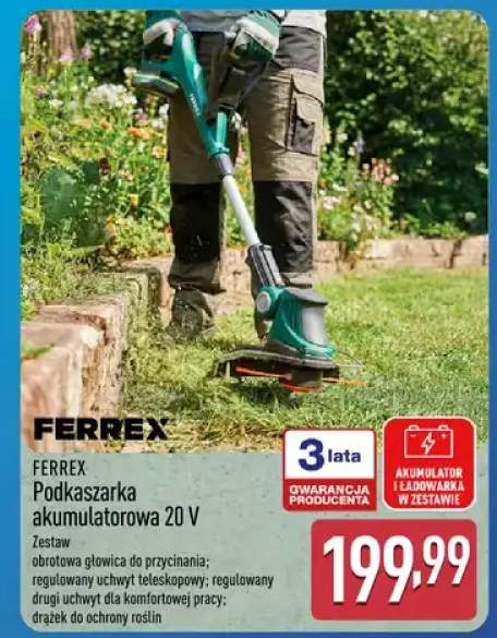 Podkaszarka akumulatorowa 20 V