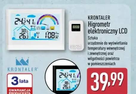 Higrometr elektroniczny LCD