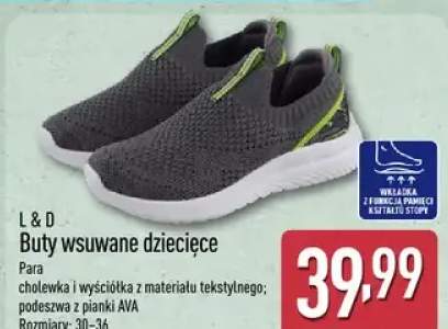 Buty wsuwane dziecięce