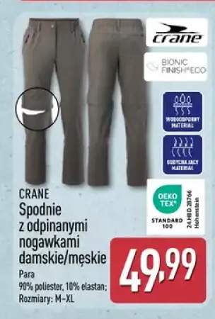 Spodnie z odpinalnymi nogawkami damskie/męskie