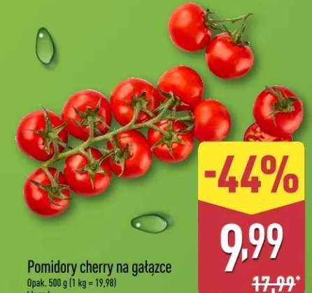 Pomidory cherry na gałązce