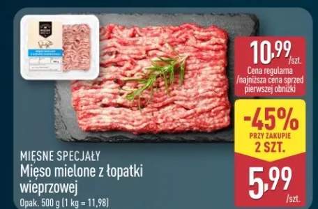 Mięso mielone z łopatki wieprzowej