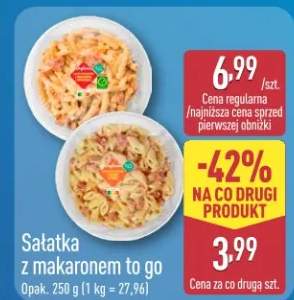 Sałatka z makaronem to go