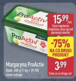 Margaryna ProActiv różne rodzaje