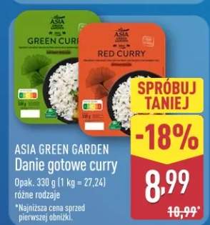 Danie gotowe curry różne rodzaje