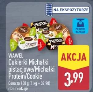 Cukierki Michałki pistacjowe/Michałki Protein/Cookie