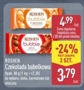 Czekolada babelkowa różne rodzaje