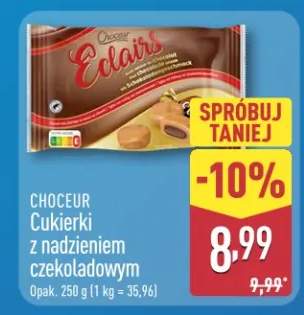 Cukierki z nadzieniem czekoladowym