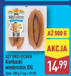 Kiełbaski wiedeńskie XXL