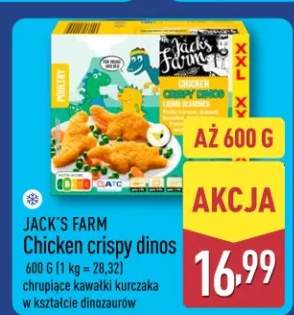 Chicken crispy dinos chrupiące kawałki kurczaka w kształcie dinozaurów