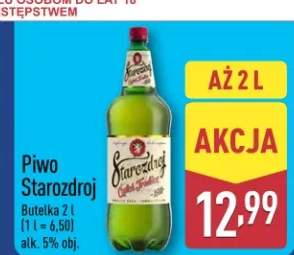 Piwo Starożdiroj butelka 2 l (1 l = 6,50) alk. 5% obj.